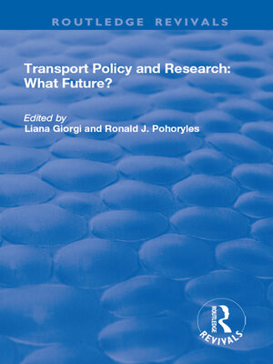 cover image of Transport Policy and Research